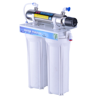 Miniq-machine de purification d'eau, avec robinet en acier UV, 3 étapes