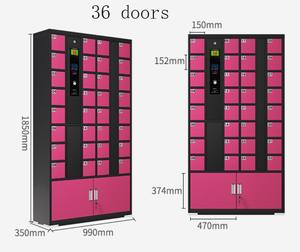Swipe carte mot de passe bagages électroniques casier à colis en acier sac stockage <span class=keywords><strong>téléphone</strong></span> portable casier stockage extérieur courrier casier - Product Image 2