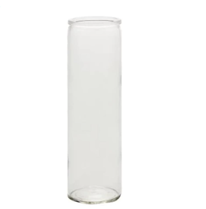 Großhandel günstigen Preis 8 Zoll leeres Glas 7 Tage Votiv kerzen spirituelle Kerzen Kirche Gebet religiöses Glas Kerzen glas - Product Image 1