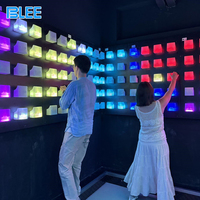 Usine Active Gaming Travail d'équipe Interactive Push Led Light Button Sport Jeux d'escalade Conception Activer le jeu
