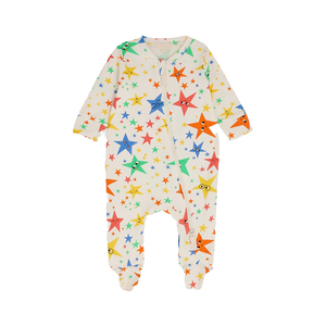 Combinaison bébé en coton biologique Jersey, pyjama pour nouveau-né, pyjama bébé personnalisé, fermeture éclair bidirectionnelle écologique, combinaison bébé, vêtements pour nourrissons - Product Image 3
