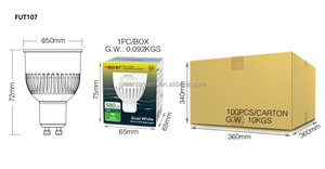 Spot <span class=keywords><strong>LED</strong></span> <span class=keywords><strong>Gu10</strong></span> 6W à <span class=keywords><strong>faisceau</strong></span> <span class=keywords><strong>étroit</strong></span>, <span class=keywords><strong>ampoule</strong></span> <span class=keywords><strong>LED</strong></span> en aluminium à 30 degrés, mini projecteur FUT107 6W <span class=keywords><strong>GU10</strong></span> double projecteur <span class=keywords><strong>LED</strong></span> blanc 2.4G - Product Image 4