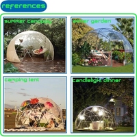 Tente dôme transparente en polycarbonate pour camping, modèle 2022, idéale pour un bar à thé