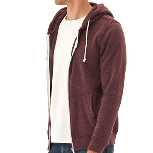 Sweat à capuche zippé pour homme, taille adulte, personnalisé, en tissu polaire respirant, fabrication de vêtements décontractés solides, chaud pour l'hiver - Product Image 3