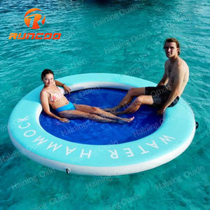 निर्माता कस्टम पोर्टेबल स्विमिंग हैममॉक फ्लोटिंग रो रो inflatable पानी मैश के साथ - Product Image 5