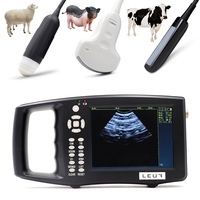 Scanner de grossesse portatif pour animaux, Machine à ultrasons pour mouton, chèvre, cochon, vache, cheval