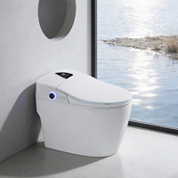 Meilleure Vente : Bidet Électrique Intelligent Monobloc à Fixation au Sol avec Écran HD, Réservoir d'Eau Dissimulé et Télécommande