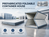 Maisons conteneurs préfabriquées pliables et mobiles de haute qualité, type Z, pour l'hébergement et le bureau