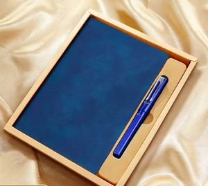 Green <b>Notebook</b> <b>and</b> <b>Pen</b> Gift Box <b>Set</b> with Custom Packaging for Executive Corporate Gifts <b>and</b> Bulk Orders - Product Image 2