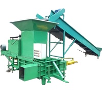 Presse à balles de paille hydraulique automatique avec moteur et engin pour balles de paille, longue durée de vie