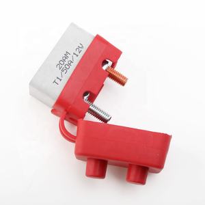 Disjoncteur à réinitialisation automatique série <span class=keywords><strong>E5</strong></span> avec double goujon, fusible de batterie, couvercle en nylon rouge, câblage à vis, audio pour moteur de pêche à la traîne - Product Image 5