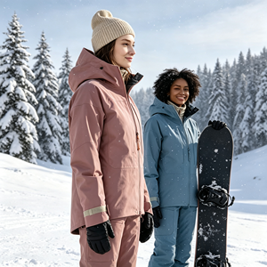 Ventes chaudes - Veste imperméable pour femmes pour l'escalade hivernale, résistante à la neige, coupe-vent, veste de <span class=keywords><strong>ski</strong></span>, veste de pluie personnalisée - Product Image 2