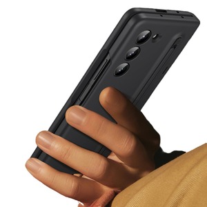 Coque de protection magnétique intégrée avec film de protection et support pour stylet pour Z Fold7/6, motif animalier, compatible Z Trifold - Product Image 1