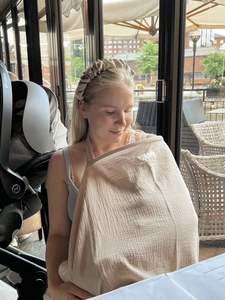 Nuevo 100% algodón <span class=keywords><strong>vergüenza</strong></span> lactancia toalla anti-Iluminación bebé lactancia cubierta para madres lactantes - Product Image 5