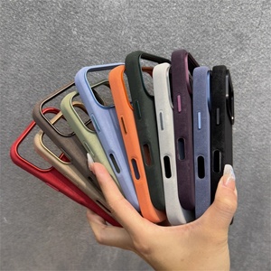Fundas de Teléfono Móvil de Mezclilla con Marco Magnético y Protector de Cámara, Estilo Retro de Lujo para iPhone 17 16 15 14 13 12 Pro Max Air - Product Image 2