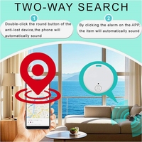 Mini Rastreador GPS Inalámbrico NFC Antipérdida Portátil para Mascotas, Gatos y Perros Pequeños, Compatible con Android, Resistente al Agua IPX7, en Tiempo Real, de Silicona