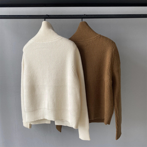 <span class=keywords><strong>Cardigan</strong></span> da Donna 2024 in <span class=keywords><strong>Lana</strong></span> Lavorata a Maglia, Spesso, Manica Lunga, con Cerniera, Stile Vintage Classico Casual Elegante per Autunno e Inverno - Product Image 2