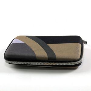 Custom Logo Luxury PU Leather Zipper Closure <b>RFID</b> <b>Blocking</b> Multi Card Case Business Name Card Holder <b>Wallet</b> Credit Card Holder - Product Image 2