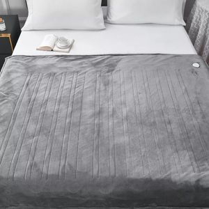 Kingworth venta al por mayor infrarrojo eléctrico calentado acolchado franela Sherpa Reversible calentamiento rápido <span class=keywords><strong>manta</strong></span> para el hogar - Product Image 4