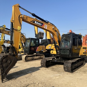 13 Ton Sany SY135C Hydraulic Excavator Used Construction Machinery Equipment Isuzu Engine Motor 0.6mÂ³ <b>Bucket</b> Capacity <b>Cheap</b> - Product Image 1