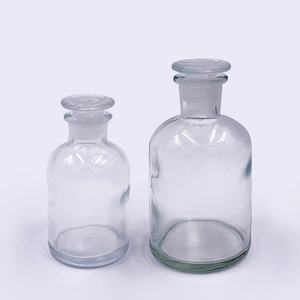 Fabricante de Frascos y Botellas de Vidrio Ámbar Transparente de Boca Estrecha y Ancha de 30 ml, 60 ml, 250 ml, 500 ml, 1000 ml con Tapón de Corcho, MOQ de 100 Piezas - Product Image 6