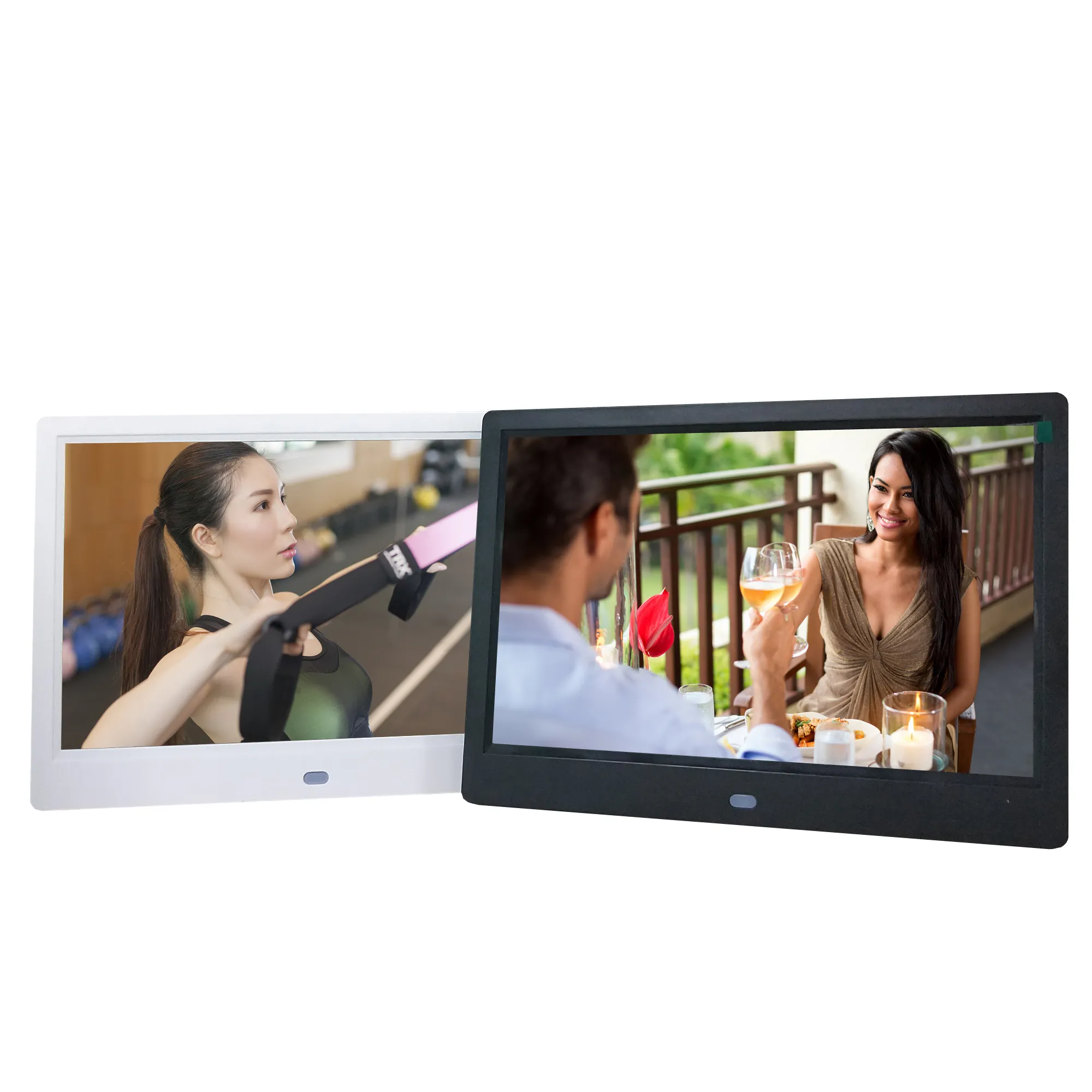 Mini küçük süpermarket raf 10 inç reklam ekranı ekran dijital tabela Lcd Video oynatıcı