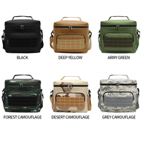 Sac isotherme portable de 15 L en tissu Oxford pour le camping en plein air, pique-nique, boissons, nourriture, canettes de bière, pique-nique