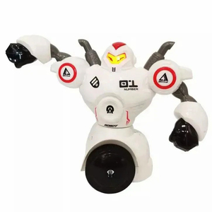 Ensemble de 2 robots de combat interactifs pour enfants, jouets de compétition de <span class=keywords><strong>boxe</strong></span> robotique avec lumières et sons, télécommande - Product Image 5