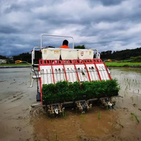 Repiqueuse de riz électrique manuelle 2/4/6/8 rangs, machine agricole de plantation