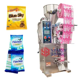 YB-150K Yangbang Automatic 3 or 4 Sides Seal or Pillow Seal Laundry Washing Detergent Powder Pouch Bag Packing Machine