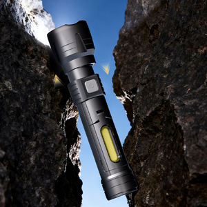 Тактический фонарь Weidasi Super Bright EDC с телескопическим зумом, 3 режима освещения, USB-зарядка, светодиодный фонарик - Product Image 2