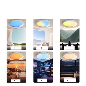 Lampe de <span class=keywords><strong>plafond</strong></span> Rmt Ctrl Eye Protecting à gamme de couleurs variable en continu, lampe ciel colorée pour hôtel et villa - Product Image 5