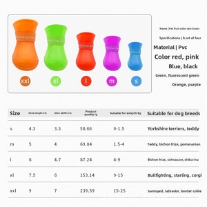 Scarpe per Cani Carine con Suola Morbida, Stivali Impermeabili e Resistenti, Scarpe per Gatti, Copriscarpe per Tutte le Stagioni, Protezioni Estive per Bichon Frise - Product Image 3