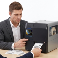 Printer Label Barcode Industri SATO CL6NX/CL6NX Plus 203dpi Printer Thermal Desktop 6 Inci dengan Opsi LCD RFID