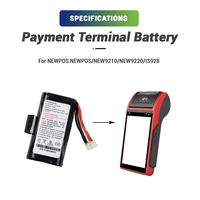 Baterai Lithium Ion Li-ion IS928 Pengganti Revolbat 7.2V 2600mAh untuk Mesin Pos NEWPOS NEW9210 NEW 9220 untuk Sistem Pos