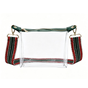 Bolso Bandolera Transparente de PVC Personalizado al por Mayor para Mujer, Bolso de Hombro para Viajes Diarios, Aprobado para Conciertos y Estadios - Product Image 5