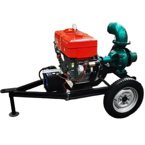 Bomba de Agua Diesel Portátil de 4 Pulgadas, Bomba Centrífuga para Riego Agrícola, Alto Flujo, Transferencia de Agua en Campo, Drenaje y Agricultura - Product Image 3