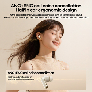 Écouteurs sans fil REMAX TWS-30 ANC ENC avec réduction active du bruit, Bluetooth 6.0, haut-parleur 13 mm, faible latence pour le gaming - Product Image 3