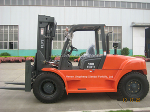 10 Ton carrello elevatore diesel con pneumatico elettrico idraulico pneumatico 1370mm forcella lunghezza 3m altezza di sollevamento prezzo all'ingrosso per la vendita - Product Image 5