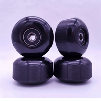 Roues de skateboard en PU 52x32mm 95A pour street trick, roues de double kickboard avec roulements ABEC9 préinstallés, lot de 4 pièces, vente en gros