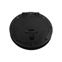 Accessoires pour bateaux et yachts : couvercle de trappe de pont en plastique ABS de 6 et 8 pouces pour bateau