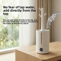 Nouveau Meilleur Vendeur 2026 – Humidificateur Intelligent 4L pour Bureau et Maison, Diffuseur Ultrasonique d'Arômes, Fonctionnement Silencieux 36-45dB avec Minuterie