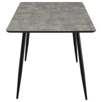 Table à manger en MDF avec autocollant de feuille de papillon moderne écologique en gros pour la maison et l'hôtellerie