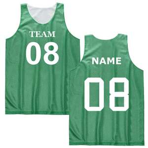 Gilet bidirectionnel personnalisé de sport de maille-conception aérée légère avec l'impression de sublimation pour des uniformes d'équipe - Product Image 4