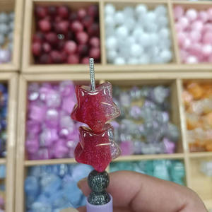 Venta al por mayor de cuentas de bricolaje hechas a mano accesorios de joyería de acrílico cuentas sueltas para la fabricación de material de decoración - Product Image 3