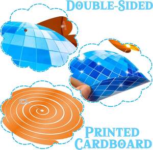 18 pezzi 4D Disco riflettente musica specchio palla palloncini per bambini decorazioni per feste di compleanno con altre forniture per feste - Product Image 6