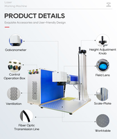 La machine de marquage laser à fibre de type split est un dispositif de marquage laser de haute précision conçu pour les applications industrielles.