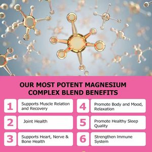 Gouttes liquides de magnésium OEM ODM avec vitamines et coenzyme Q10 pour favoriser la relaxation du corps et de l'humeur – Compléments alimentaires liquides à base de plantes - Product Image 6