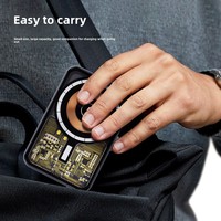 Nouvelle conception d'usine Portable Slim 10000mah batterie magnétique chargeurs sans fil Power Bank