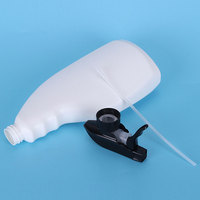 Flacons de pulvérisation à déclenchement d'acohol chimique imprimés avec logo personnalisé en plastique hdpe 500ml 17.5oz